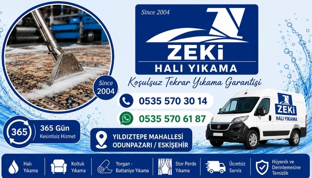 Odunpazarı Yıldıztepe Mahallesi halı yıkama